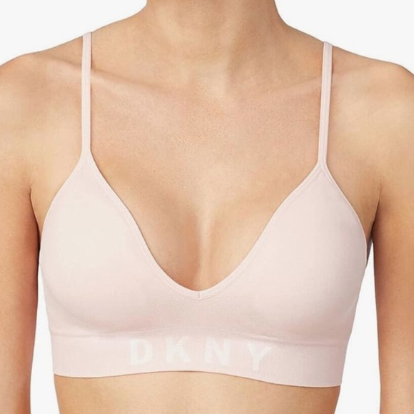 DKNY Pink Seamless Bralette Intimates Size S - Picture 1 of 6